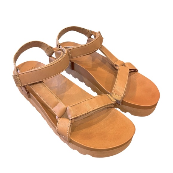 REEF Cognac Cushion Rem Hi Sandal - Picture 1 of 9